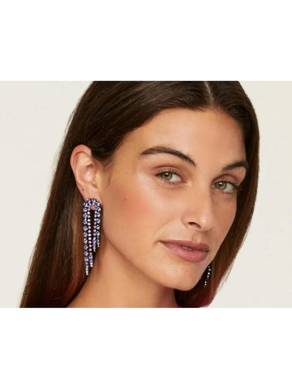 Elizabeth Cole Jayla Earrings in Two-Tone Purple, $150, BRAND NEW! J208